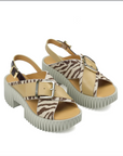 4CCCCEES PLIA JUNO ZEBRA SANDAL