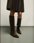 AUGUSTA SARAH KHAKI KNEE HIGH BOOT