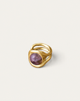 Amethyst Gold Osmose Ring