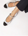 Augusta Lola Silver Mary Janes