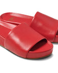 BEEK LIPSTICK RED PELICAN SLIDE