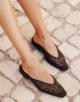 Bembien Faye Mule Black Net