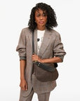 CLAREV Black and Brown Woven Moyen