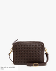 CLARE V RATTAN MIDI SAC