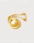 CLARIS VIROT GOLD CUFF
