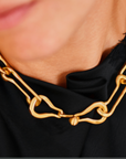 CLARIS VIROT Osmose Chocker Necklace Gold