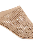 DANIELLA SHEVEL TAN MULE