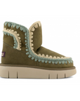 Eskimo Bounce Boot Overstitching in Moos