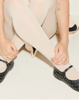 FREDA SALVADOR BLACK CRYSTAL MARY JANES
