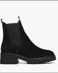 FREDA SALVADOR BLACK SUEDE BROOKE WITH SHEARLING