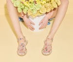 FRĒDA SALVADOR: SERA FISHERMAN SANDAL FLORAL PVC
