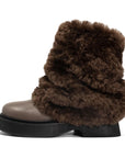 ROAM: VEGAN CLOUD MOTO SHEARLING BOOT