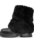 ROAM: VEGAN CLOUD MOTO SHEARLING BOOT
