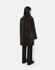 APPARIS: BLAIR COAT DARK LEOPARD