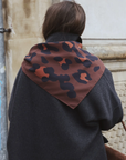 Model in Bembien Sahara Scarf in Espresso