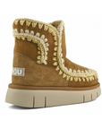 Mou Eskimo Bounce Boot Overstitching in Cognac