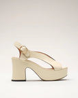 NOMASEI TAXI SANDAL POPEII WHITE