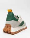 ONCEPT IVORY AND GREEN OSAKA SNEAKERS