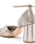 PLATINUM OPEN TOE PUMPS