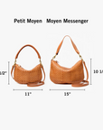 Petit Moyen Natural Woven Checker vs. Moyen Messenger