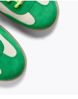 GREEN AND IVORY RETRO SNEAKERS