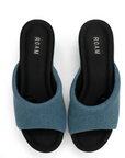 ROAM denim scoop mid strata wedge