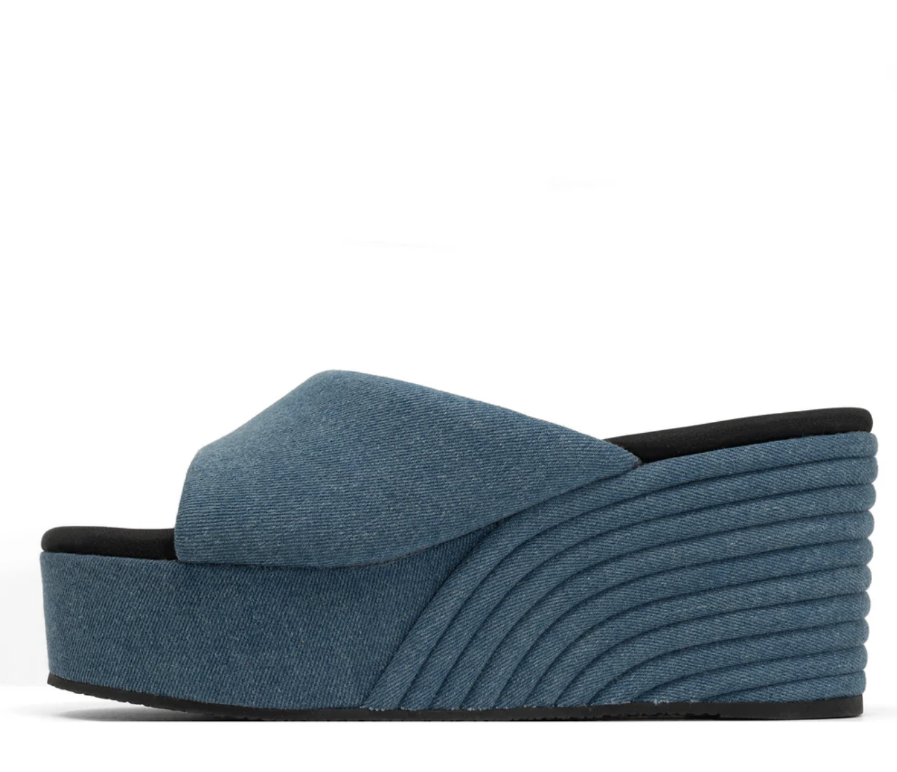 ROAM denim wedge sandal
