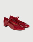 Red Mary Janes