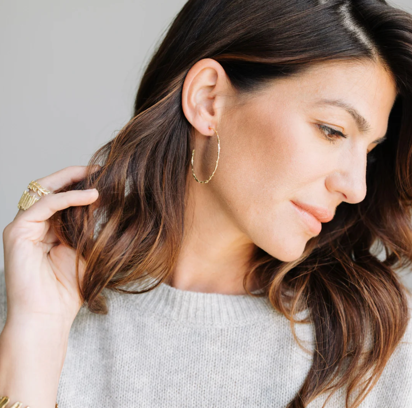 Laura Elizabeth: Ronnie Large (Twig) Hoops