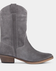 Ivylee Copenhagen: Tracy Dark Grey Suede Boot