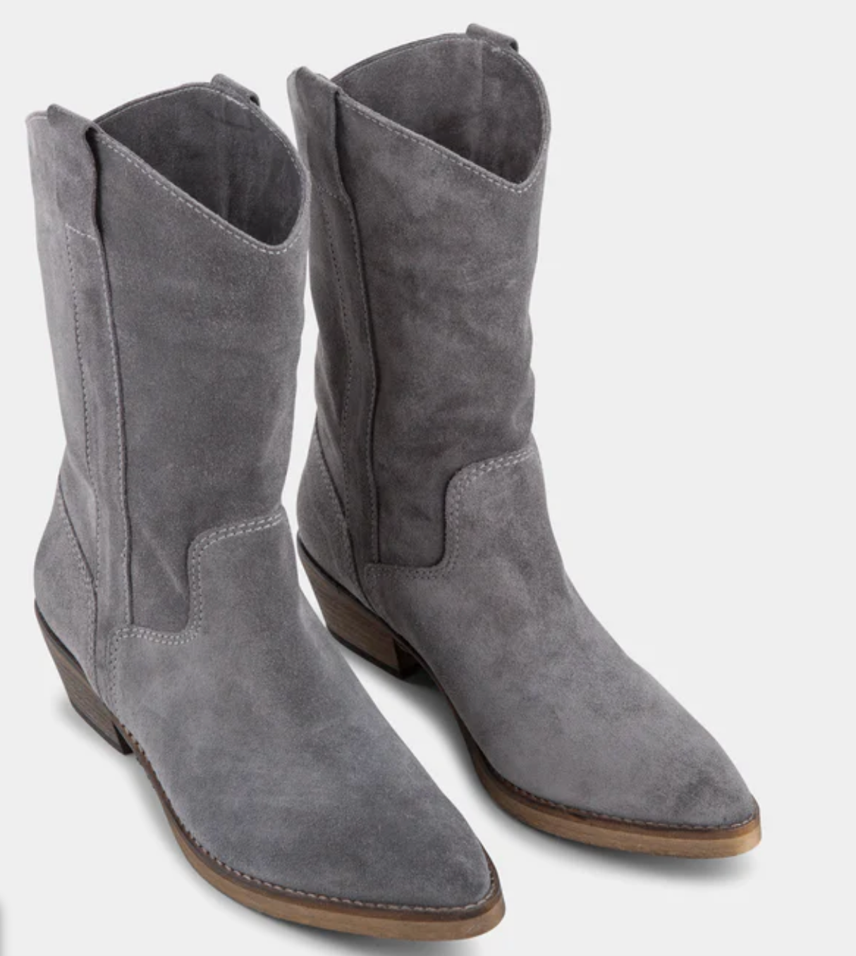 Ivylee Copenhagen: Tracy Dark Grey Suede Boot