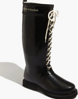 Ilse Jacobsen: Knee Lace Up Rubber Boots