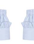 Catherine Osti: Blue Striped Cuffs "Margot"