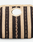 Square Straw Beach Tote