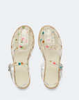 FRĒDA SALVADOR: SERA FISHERMAN SANDAL FLORAL PVC