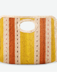 Square Straw Beach Tote
