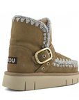 Side and Back View of Mou Eskimo Bounce Boot Buckle Strap