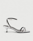 Silver Metallic Heels