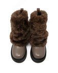 TAUPE VEGAN MOTO BOOT