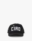 black ciao hat