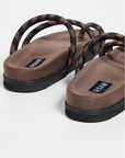 tan stripe neoprene sandal