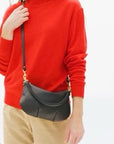 CLARE V : PETIT MOYEN MESSENGER BLACK
