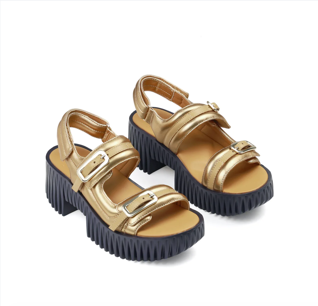 4CCCCEES PLIA KIKO GOLD SANDAL