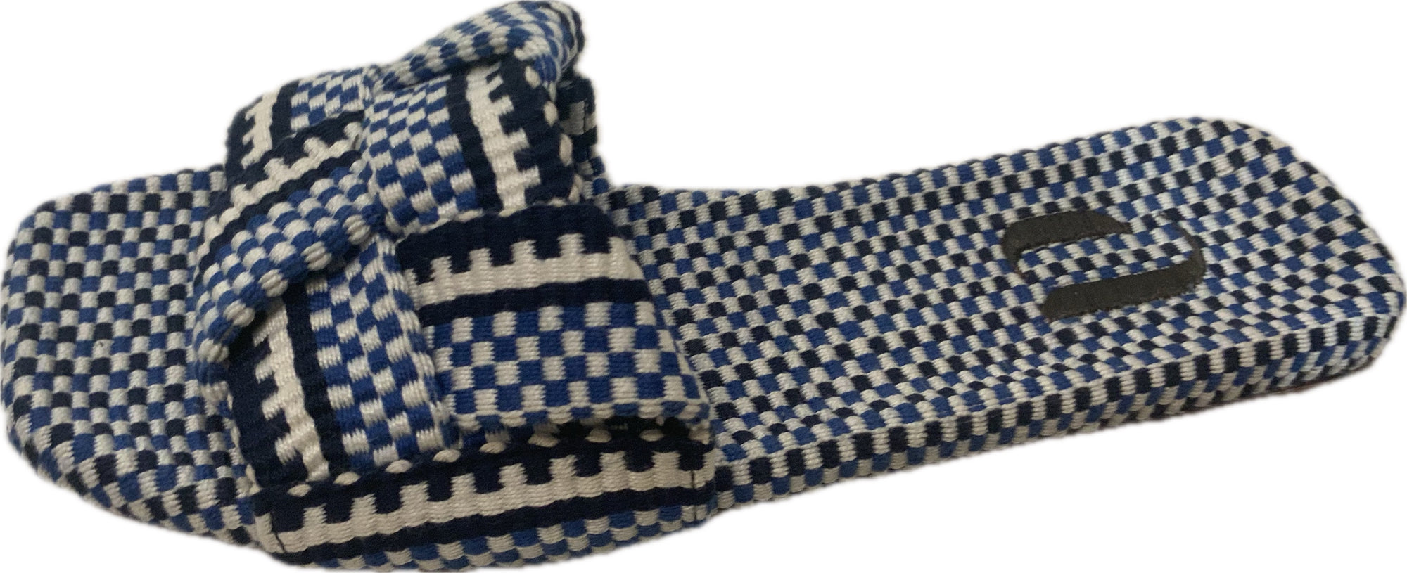 AMAMBAIH BLUE MARTINA FLAT MULES