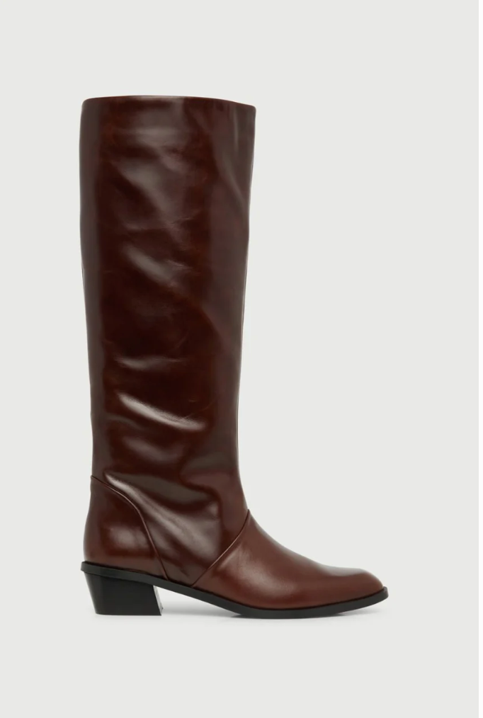 AUGUSTA SARAH BOOT IN DARK BROWN 
