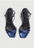 Ankle strap metallic kitten heels