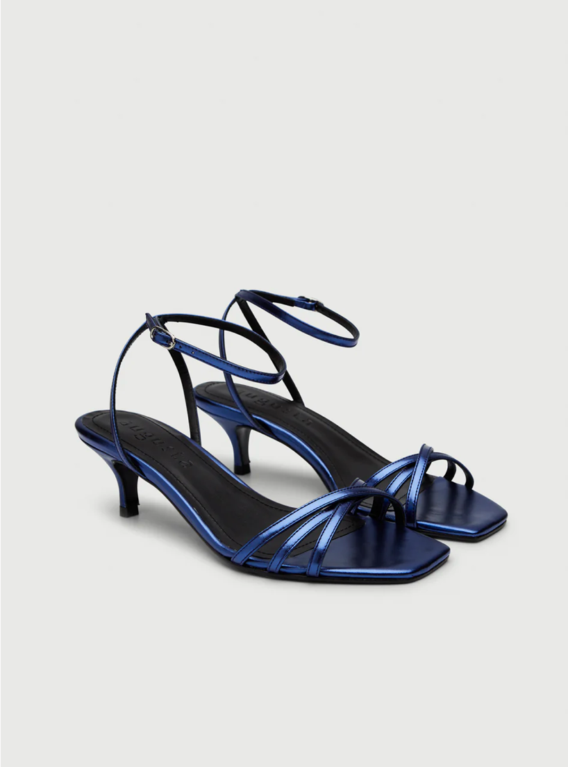 Blue Metallic Wedding Shoes