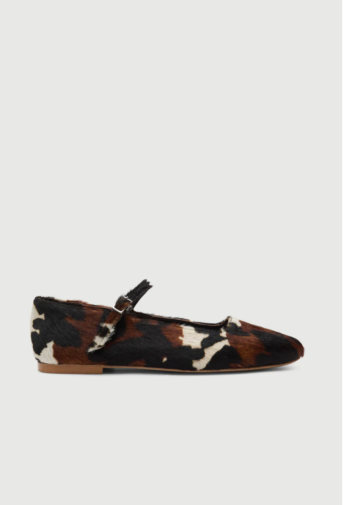 Augusta Julieta Mary Jane Dark Cowhide 
