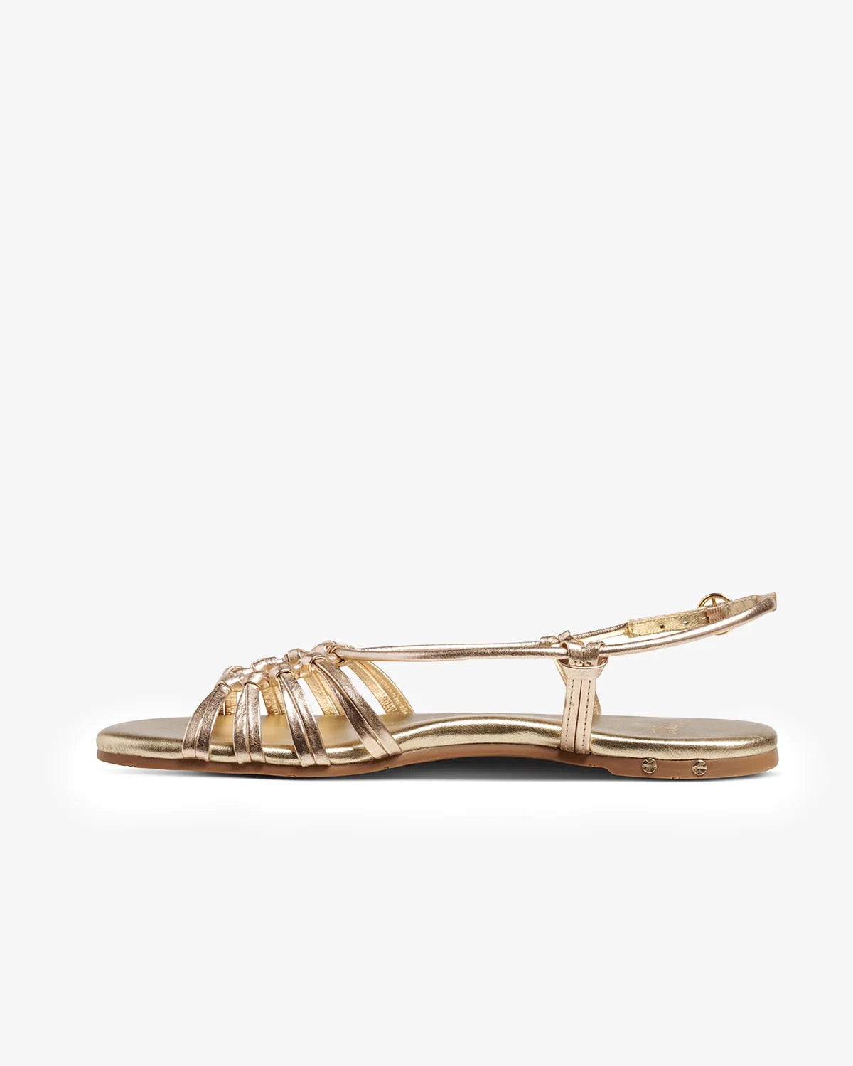 BEEK GOLD KNOTTED SANDAL 