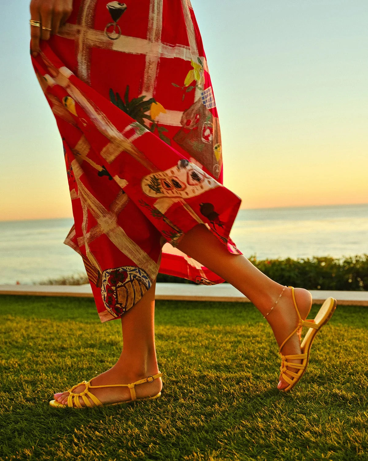 BEEK YELLOW SANDAL 